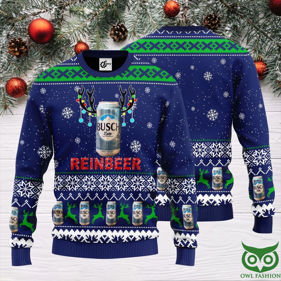 12 Busch Latte Reinbeer Christmas Sweater