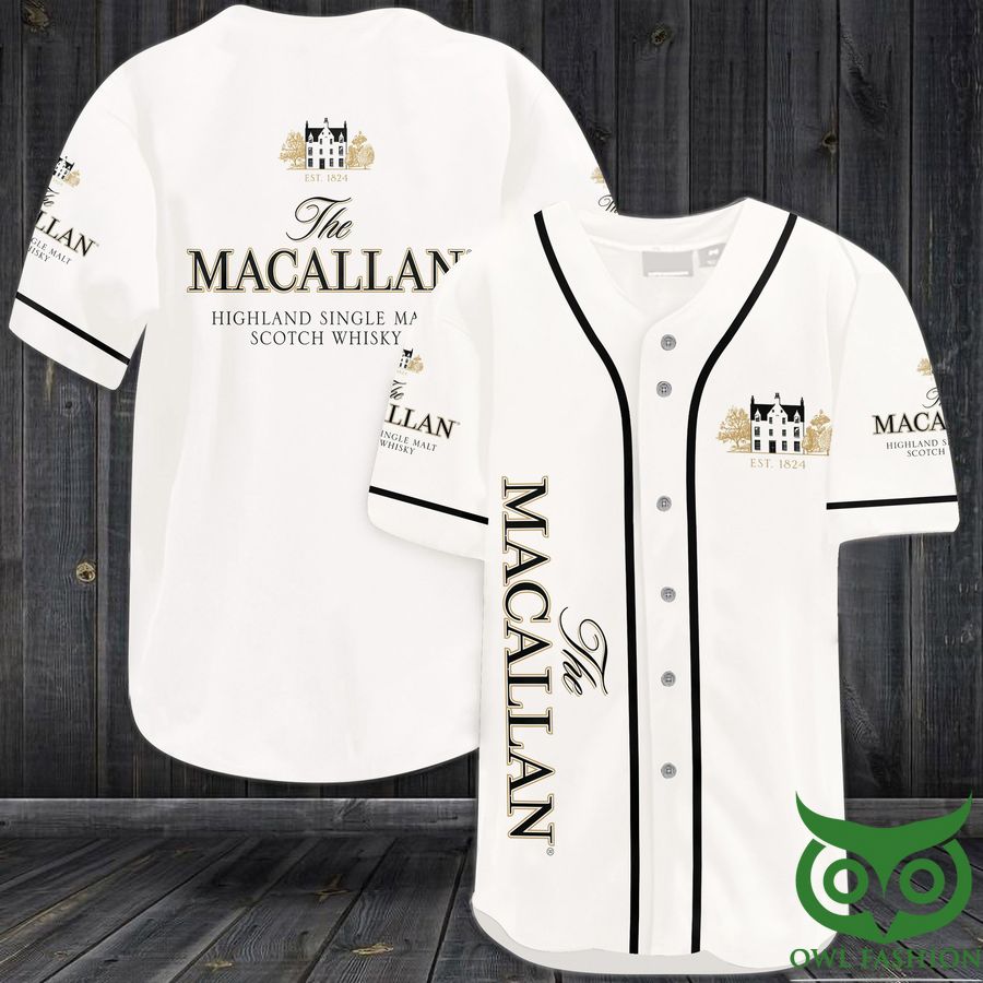 18 The Macallan Whiskey Baseball Jersey Shirt