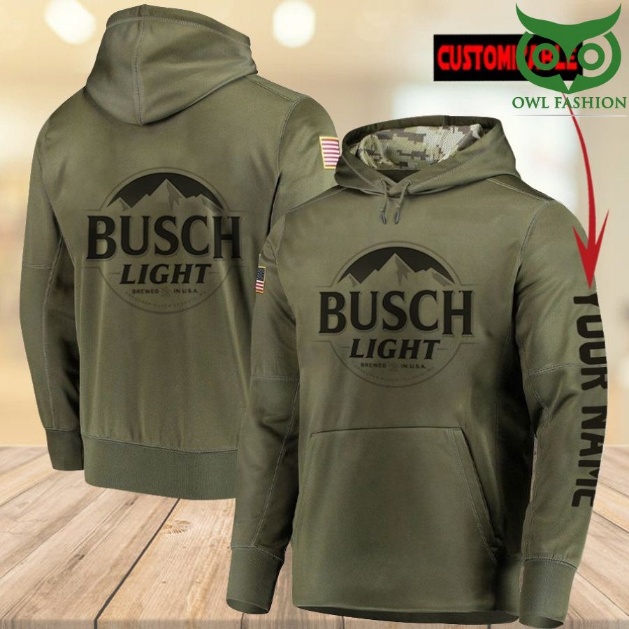 6 Personalized Busch Light 3D Hoodie