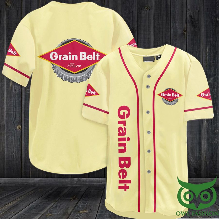 Grain Belt Beer Baseball Jersey Shirt