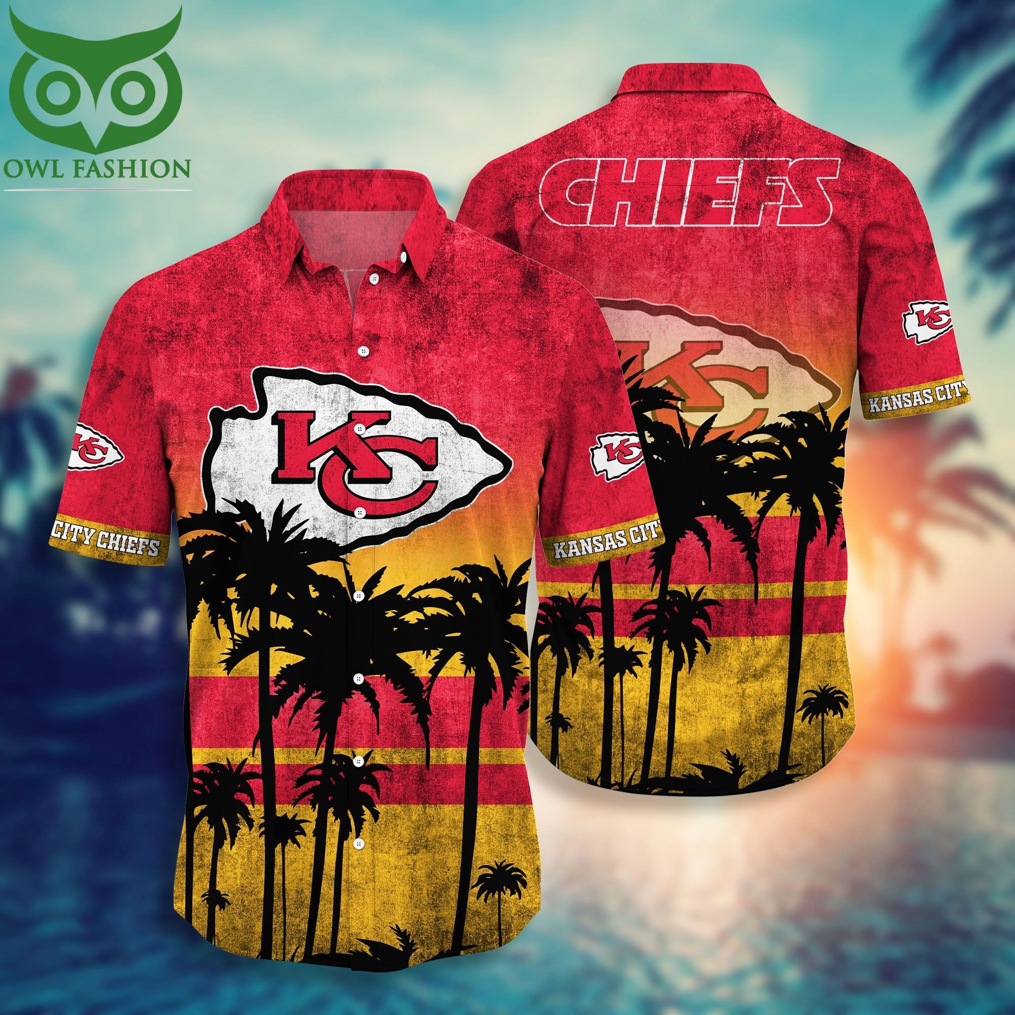 Kansas City Chiefs NFL Limited T-shirt Hawaiian Shirt and Shorts