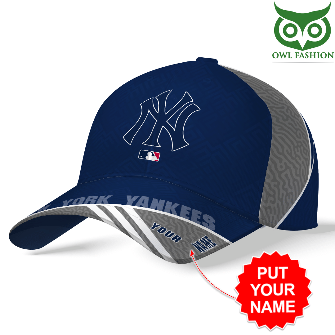 64 Custom Name MLB New York Yankees Printed Hat