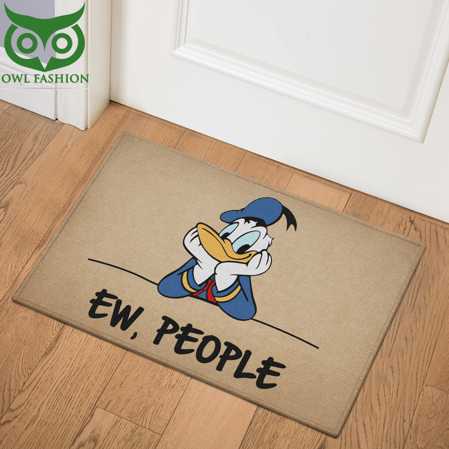 Cute Donald Duck Ew People Door Mat Bath Mat