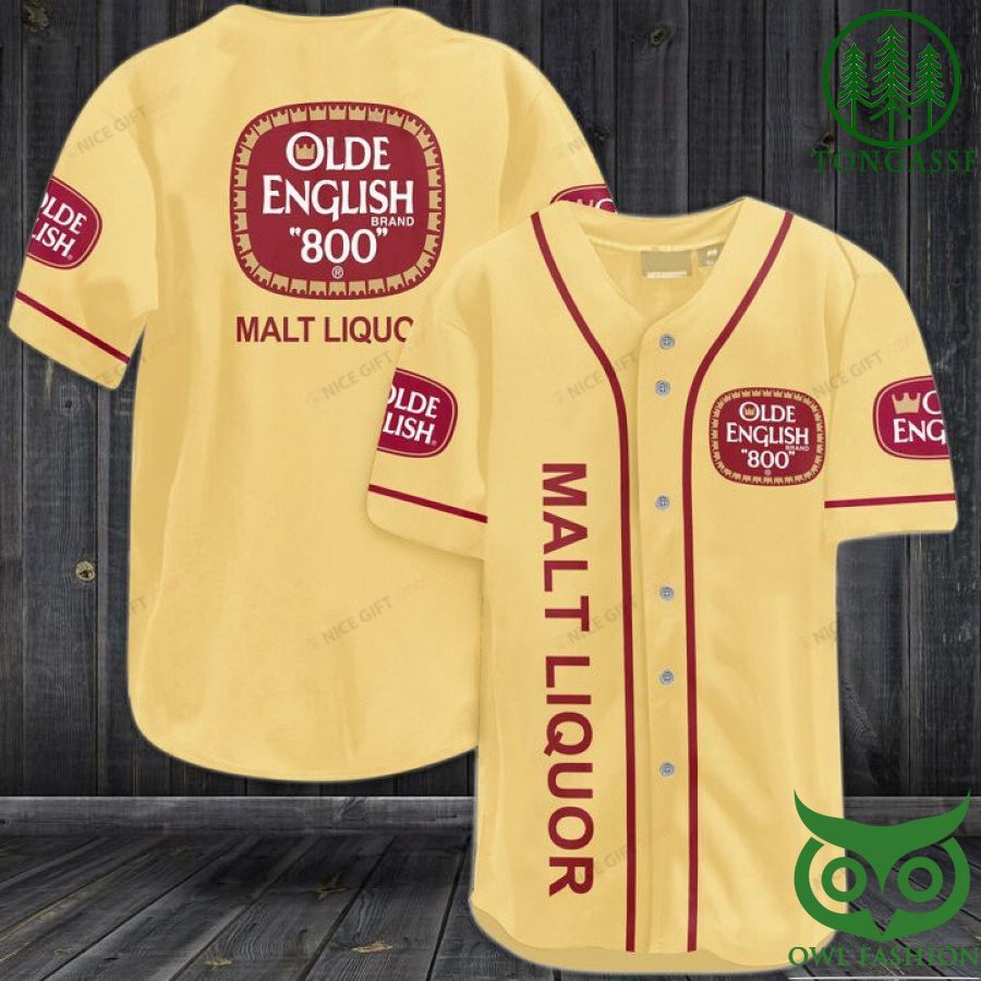 87 Malt liquor Baseball Jersey Shirt