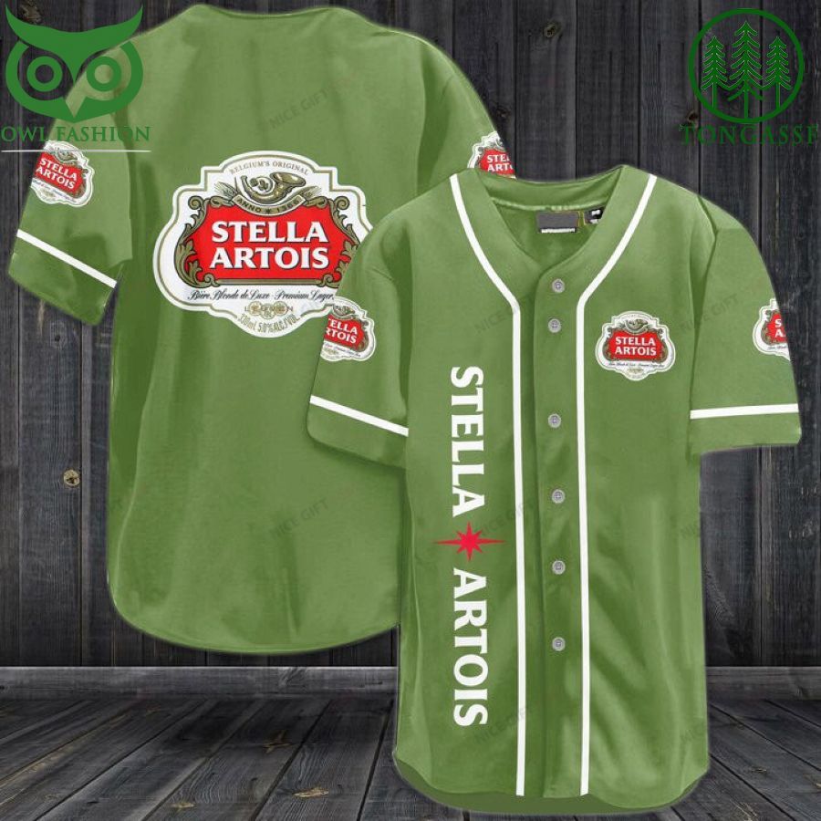 5 Stella Artois Baseball Jersey Shirt