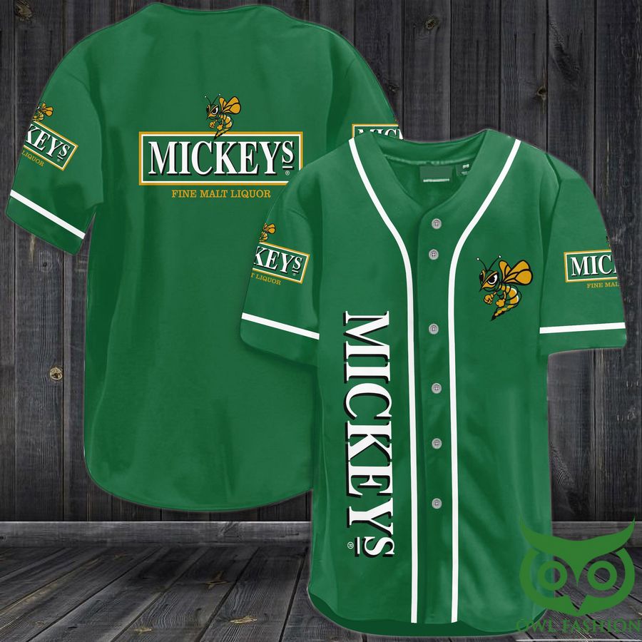 6 mickeys bee fine malt liquor Baseball Jersey Shirt