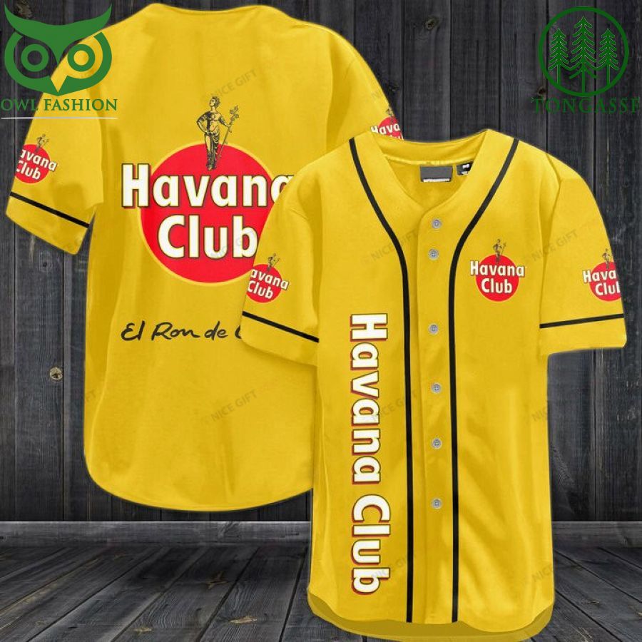 27 Havana Club Baseball Jersey Shirt