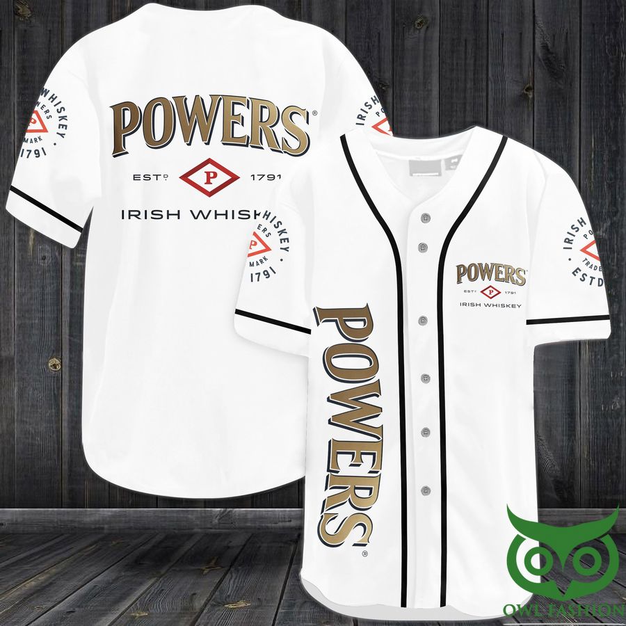 24 Powers Irish whiskey Baseball Jersey Shirt