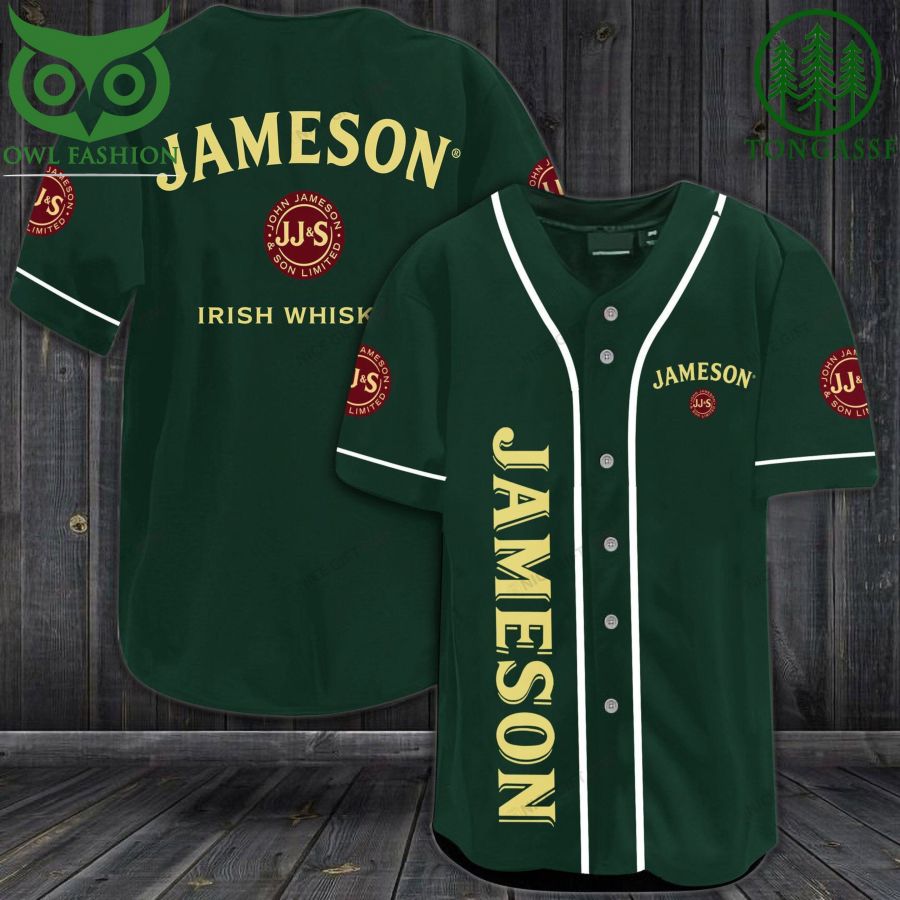 138 Jameson Irish Whiskey Baseball Jersey Shirt