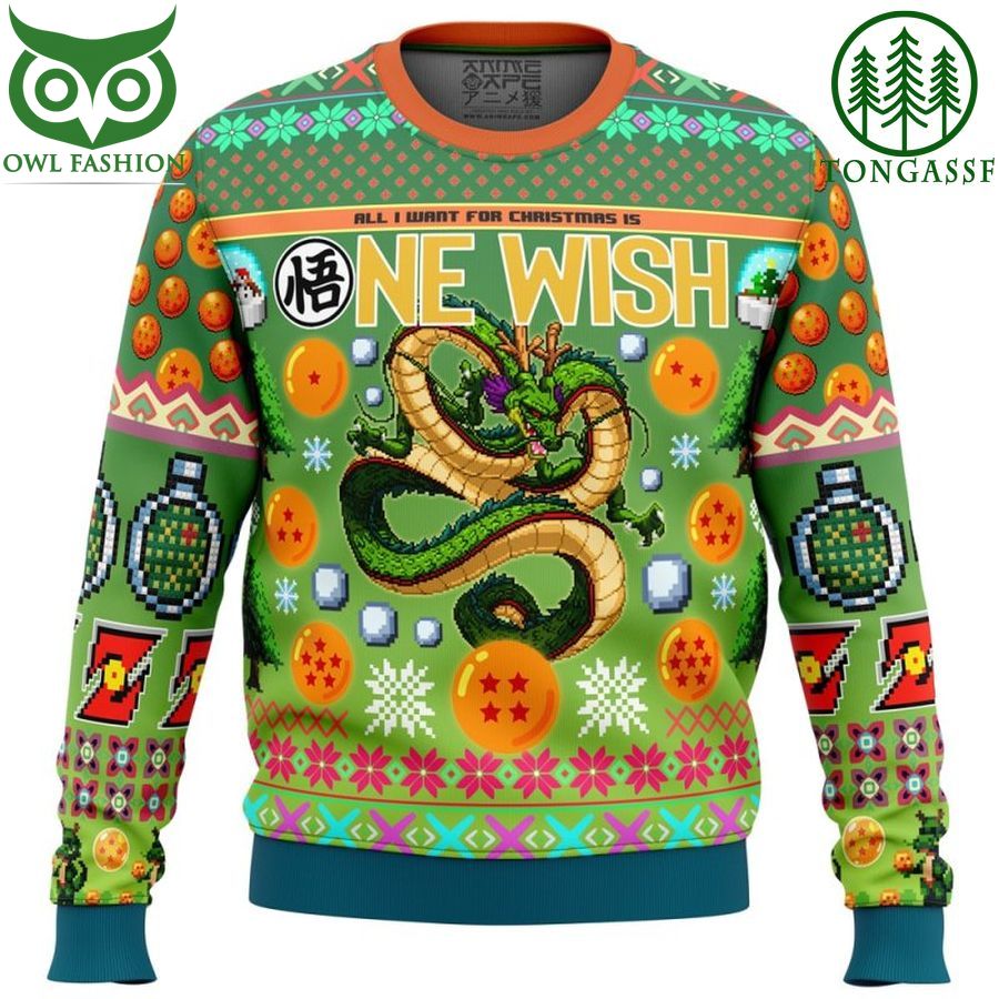20 Shenron Dragon Ball Z Ugly Christmas Sweater