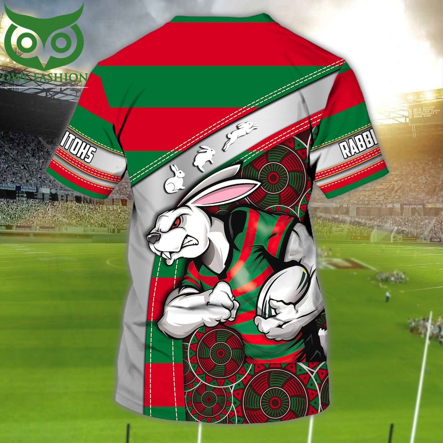 73 South Sydney Rabbitohs Rugby league Club 2 Custom T shirt 3D