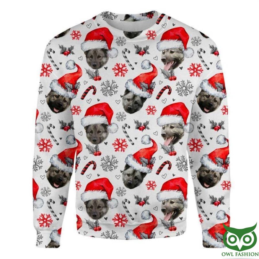 33 Norwegian Elkhound Christmas Premium Sweatshirt