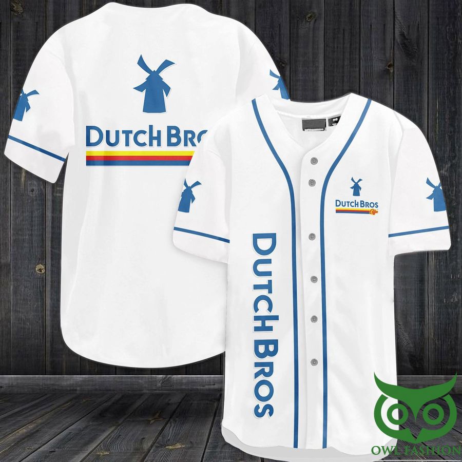 33 Dutch Bros Coffee Baseball Jersey Shirt