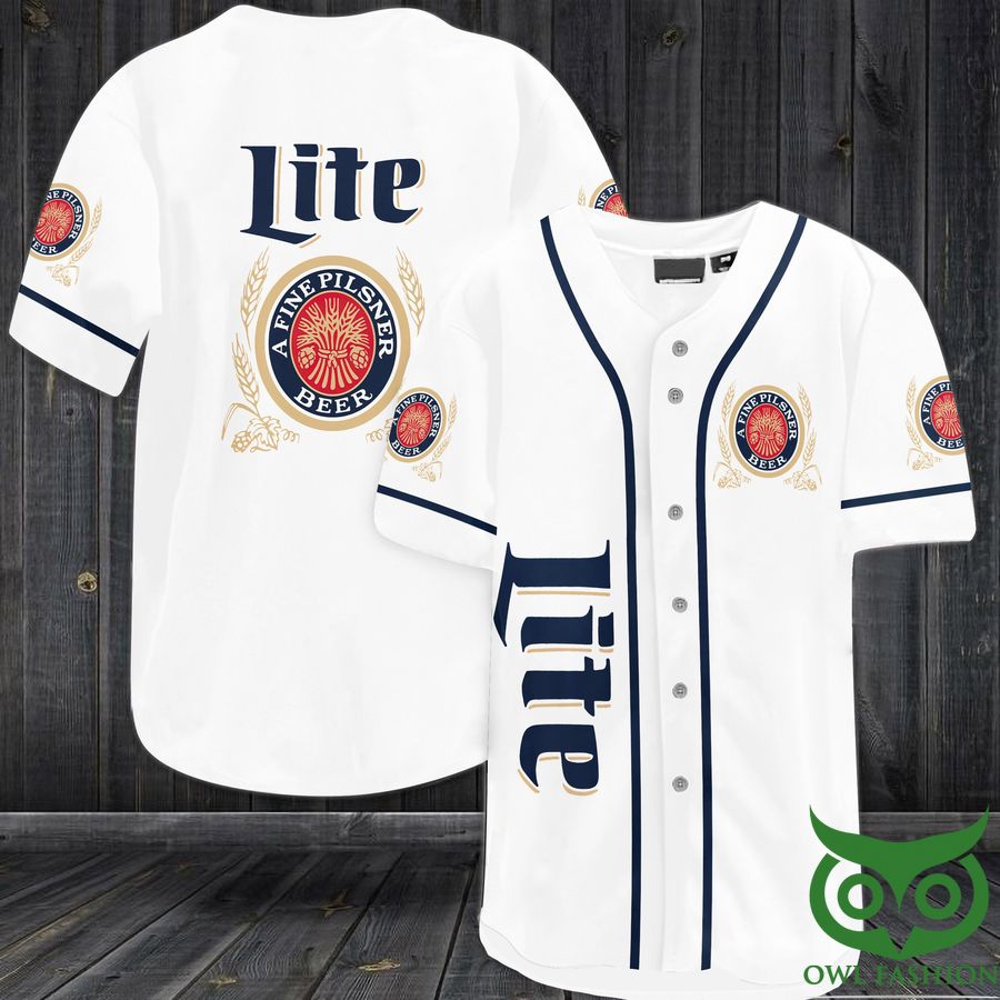 Miller lite beer Baseball Jersey Shirt