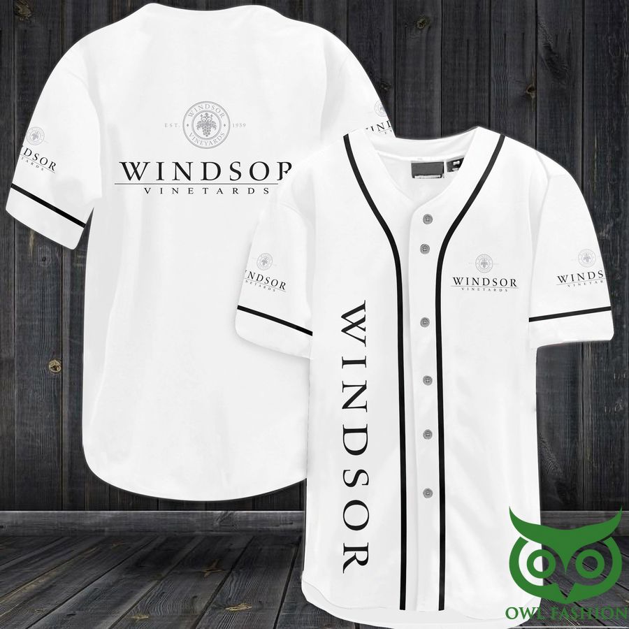 30 Windsor Vineyards wine Baseball Jersey Shirt