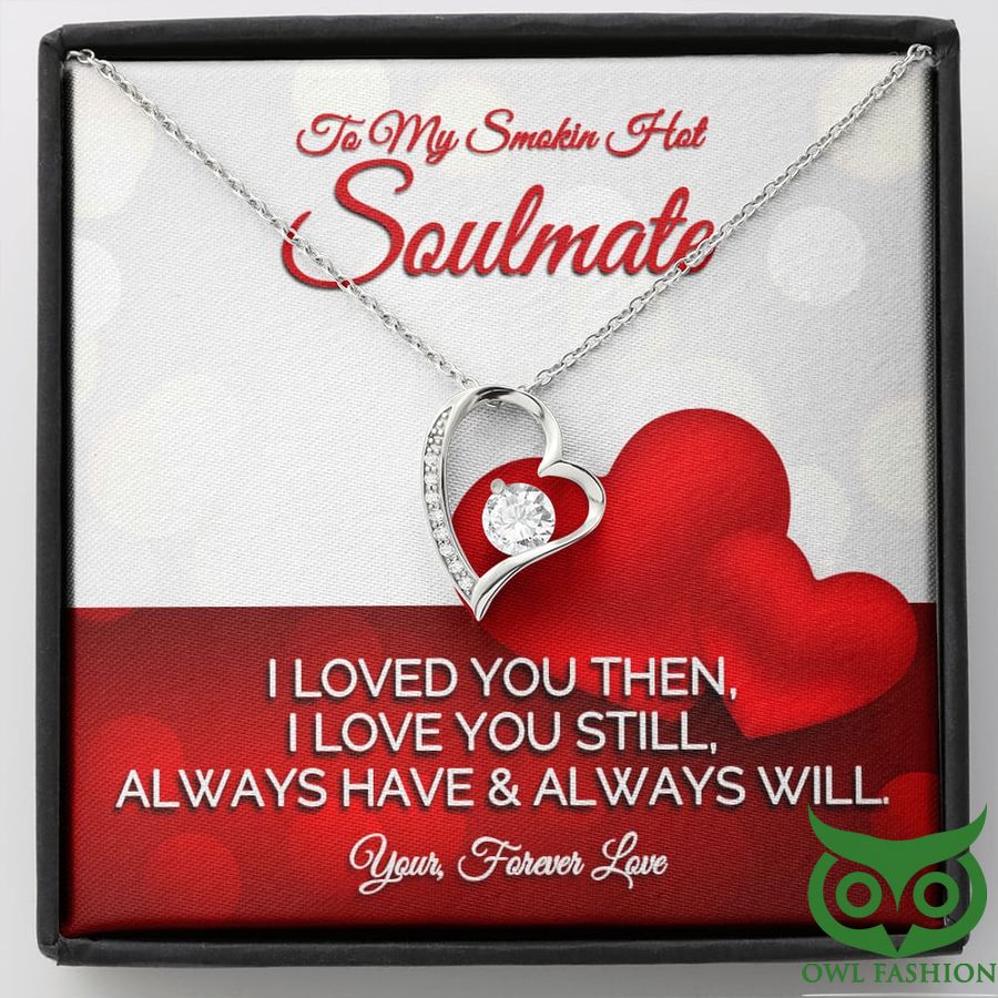 98 My Smokin Hot Soulmate Heart Crystal Necklace Valentine Gift