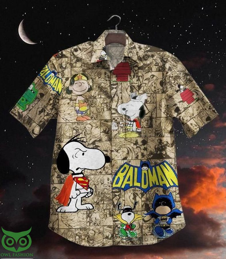77 HOT DC comic hero Snoopy dog Hawaiian Shirt