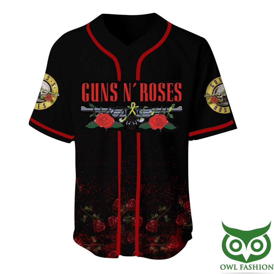 10 Guns N Roses Baseball Jersey Shirt
