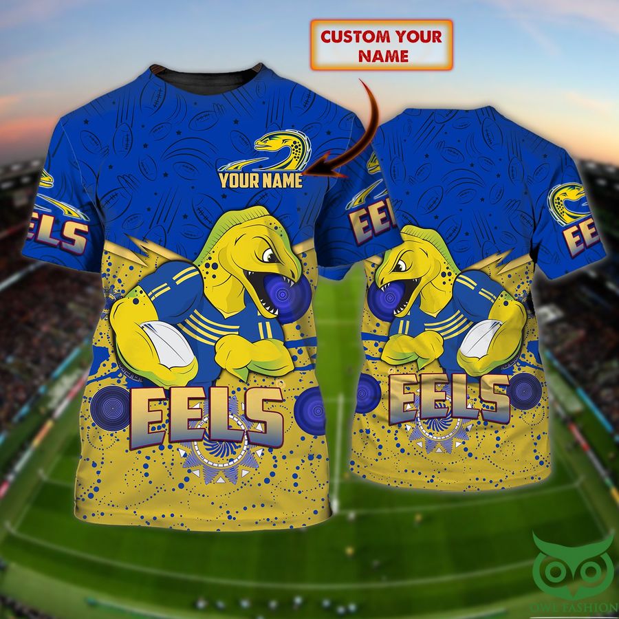 Personalized Australia Football Parramatta Eels Full Printed T-Shirt