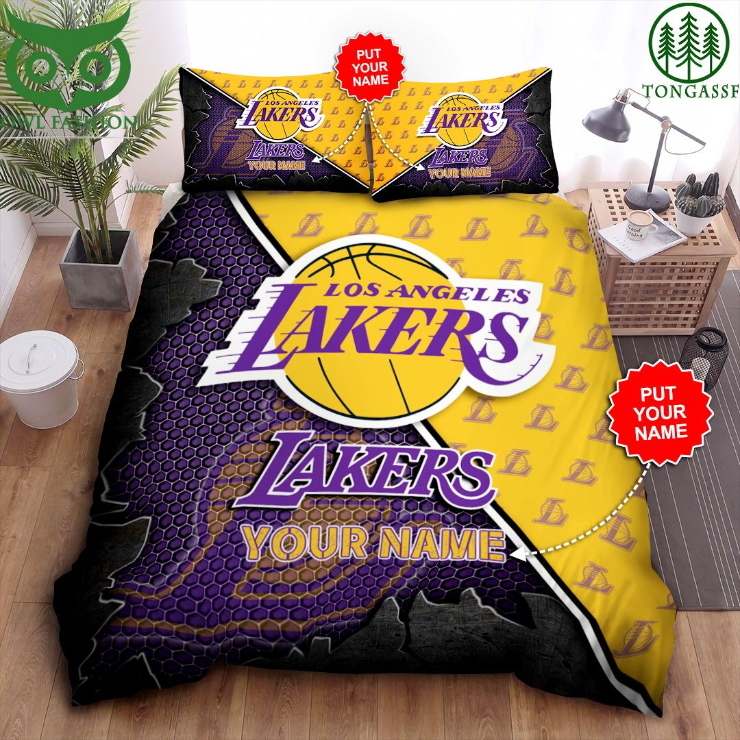 37 Personalized LAL basketball Bedding Set