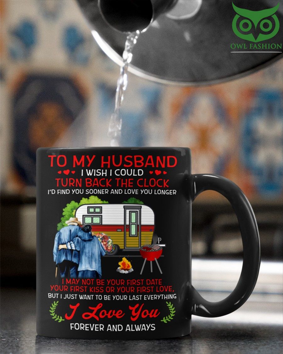 13 Valentine gift old couple Mug I love you forever and always