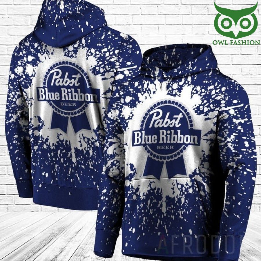 Pabst Blue Ribbon Beer Custom Name Number Hockey Jersey - Owl Fashion Shop