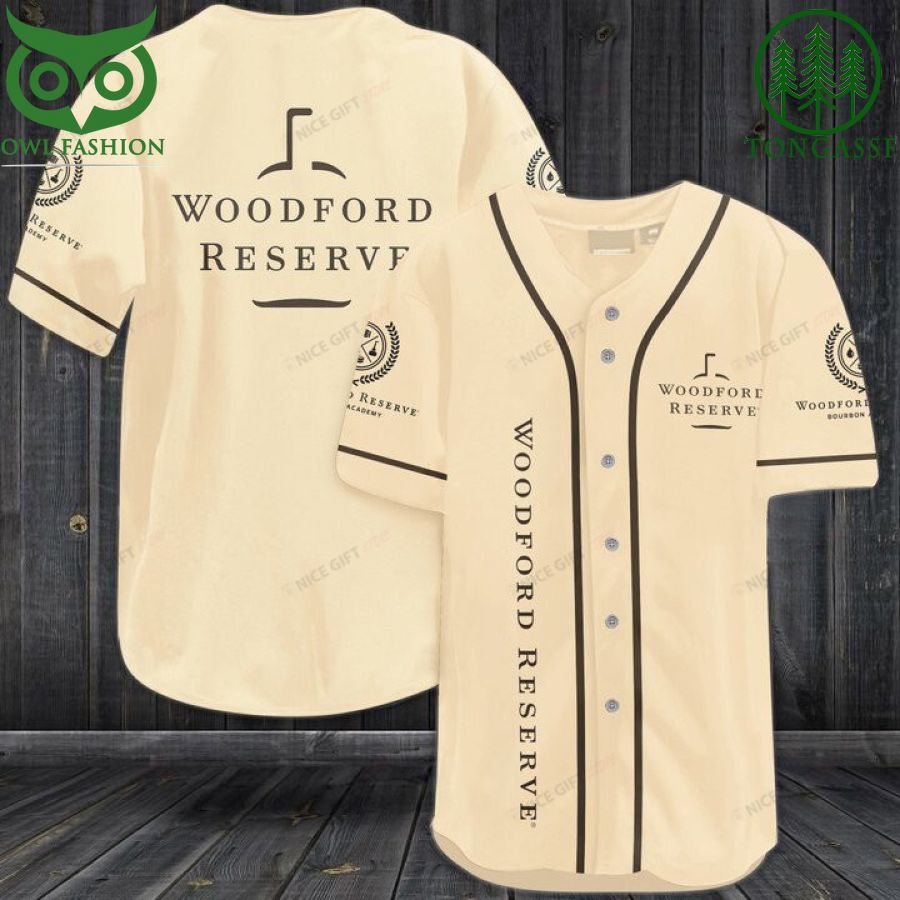 4 Woodford Reserve Baseball Jersey Shirt