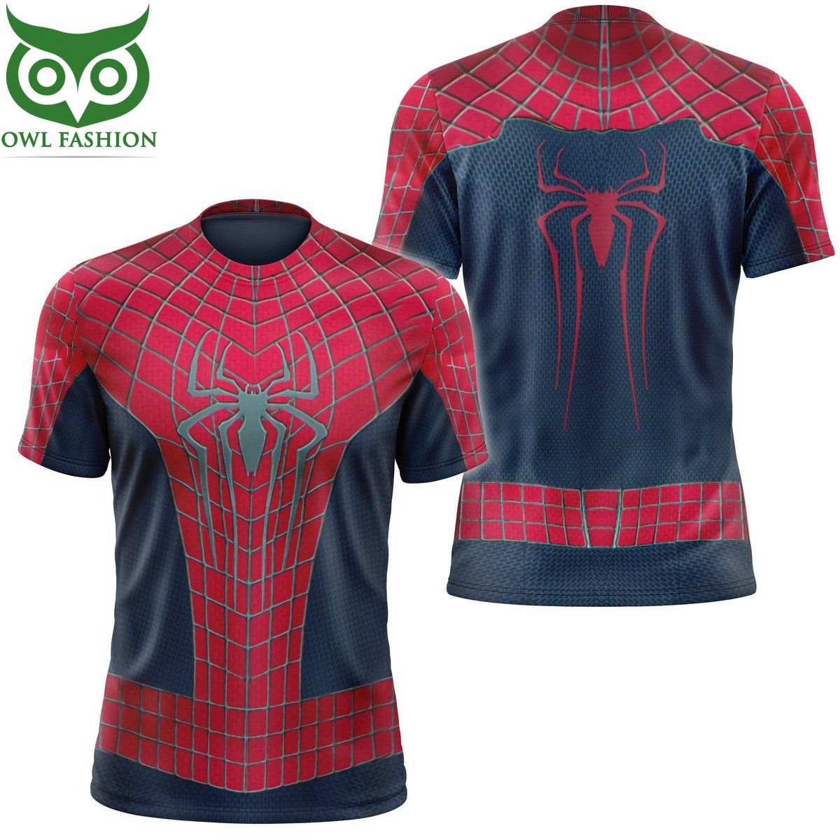 12 Classic Spiderman 3D shirt