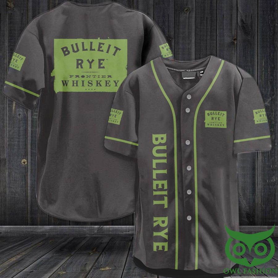 8 Bulleit Rye Whiskey Baseball Jersey Shirt