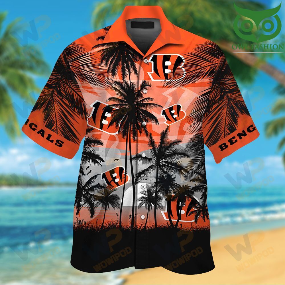 46 NFL Cincinnati Bengals Tropical Hawaiian Shirt