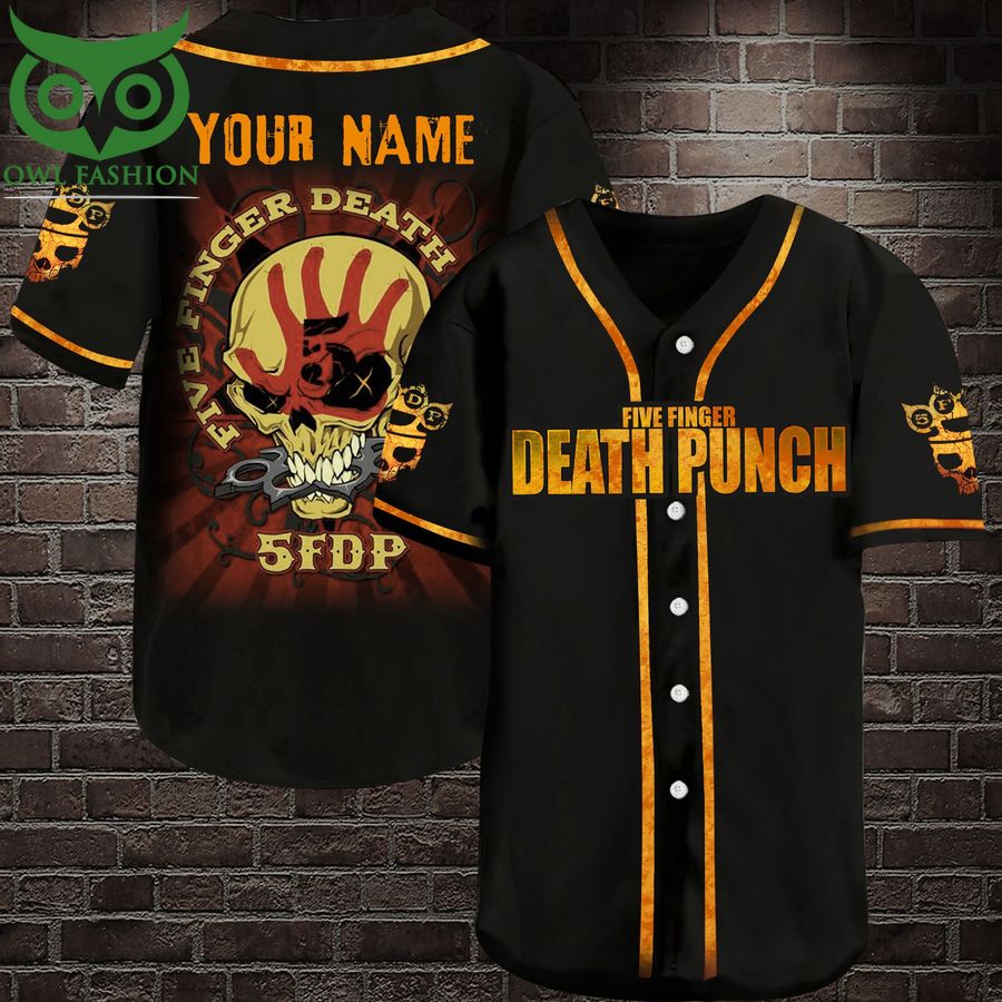 68 Five finger death punch Personalized Baseball Jersey Shirt