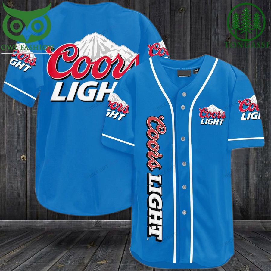 62 Coors Light Baseball Jersey Shirt
