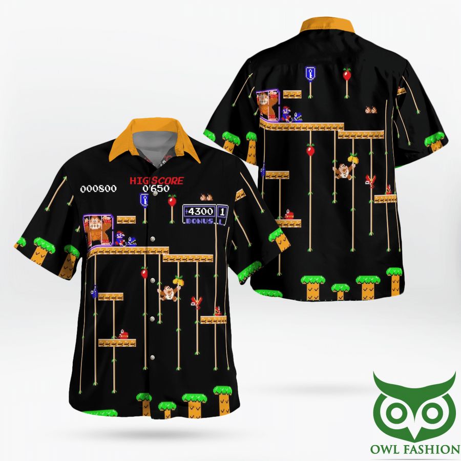 33 Donkey Kong and Mario Hawaiian Shirt