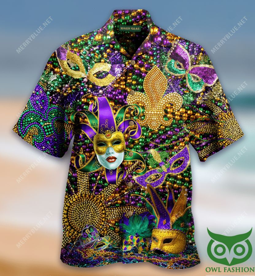58 Happy Mardi Gras Hawaiian Shirt