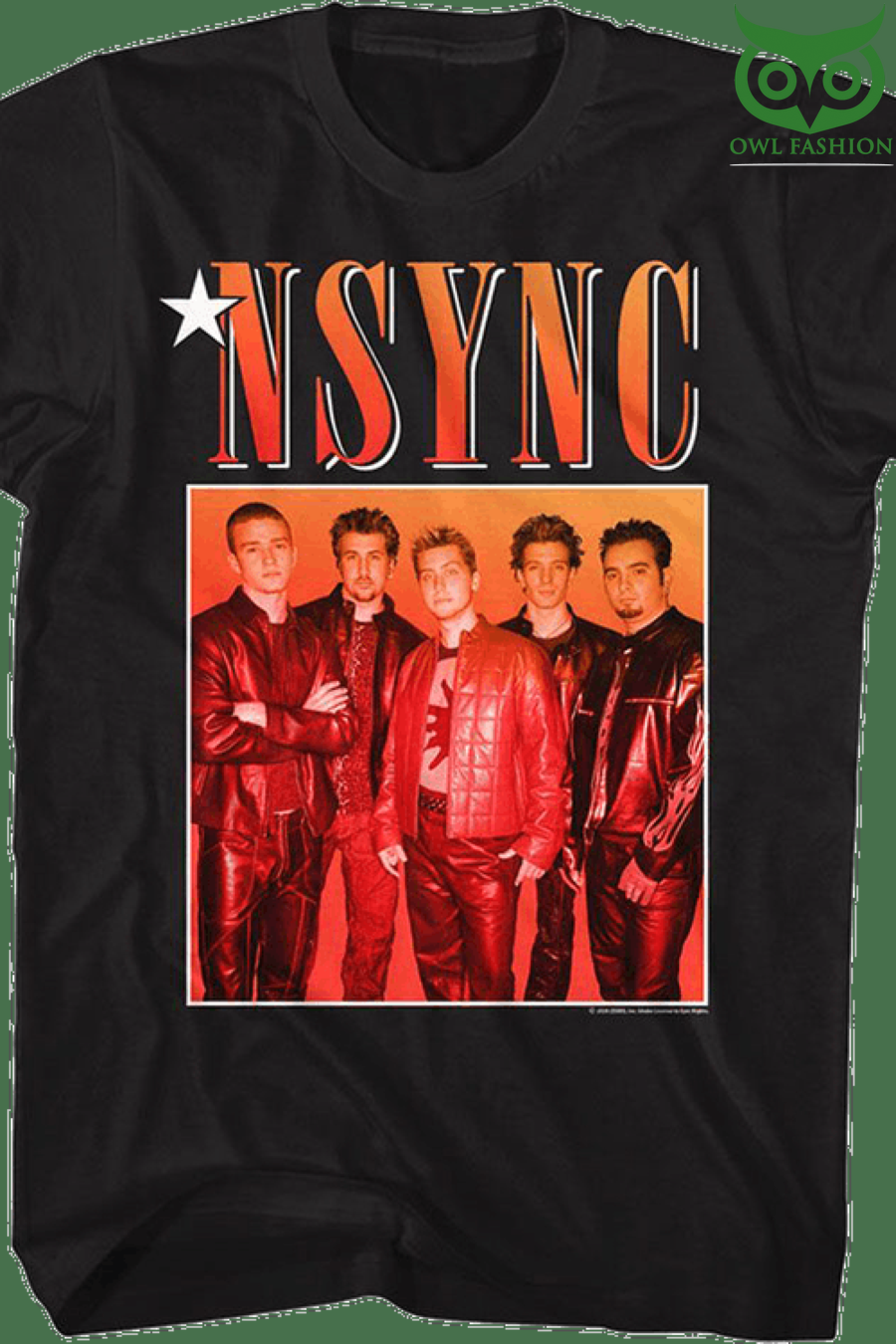Band Photo NSYNC Printed T Shirt