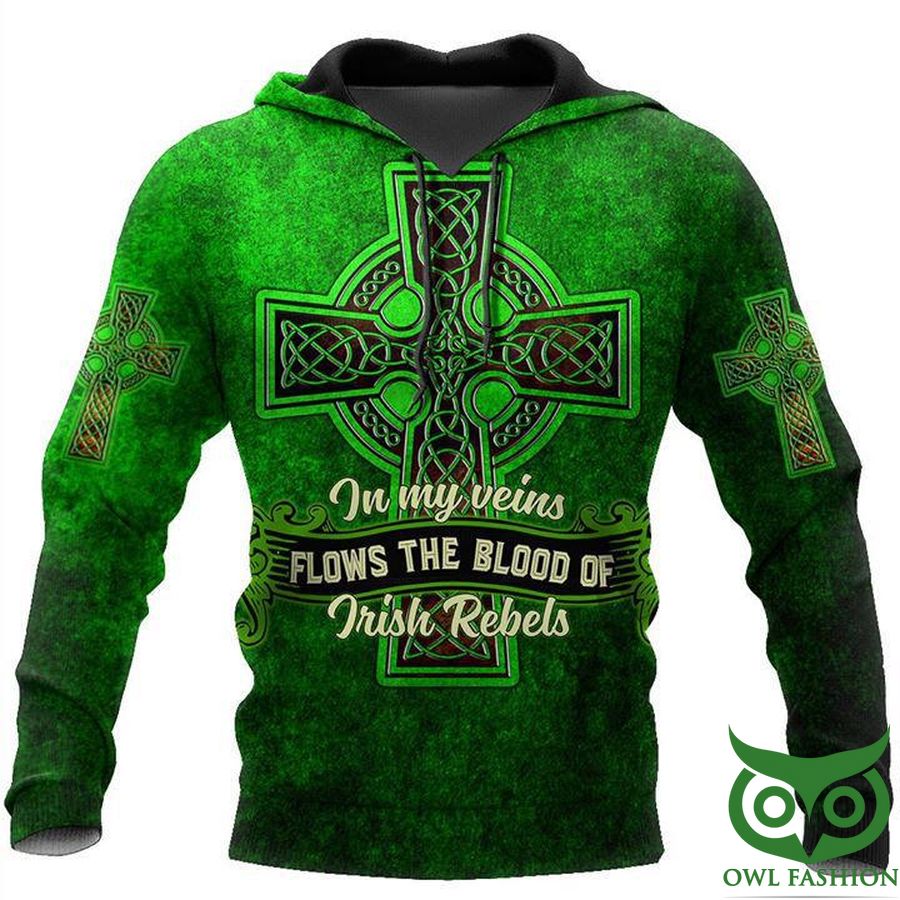 27 Saint Patrick Irish in my veins Hoodie