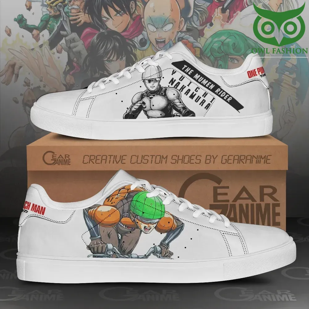 190 Mumen Rider Skate Shoes One Punch Man Custom Anime Shoes