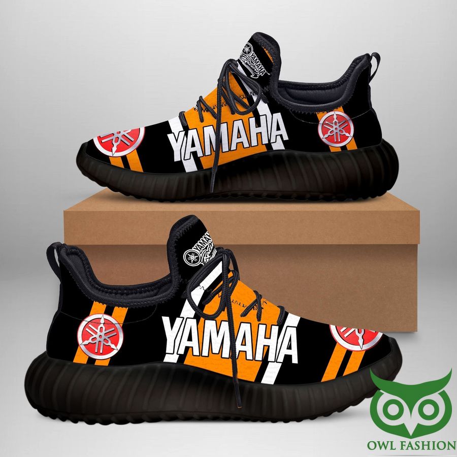 58 Yamaha Racing Orange and Black with Red Logo Reze Shoes Sneaker