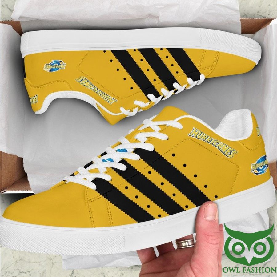 Hurricanes Rugby Yellow and Black Stan Smith Shoes Sneaker