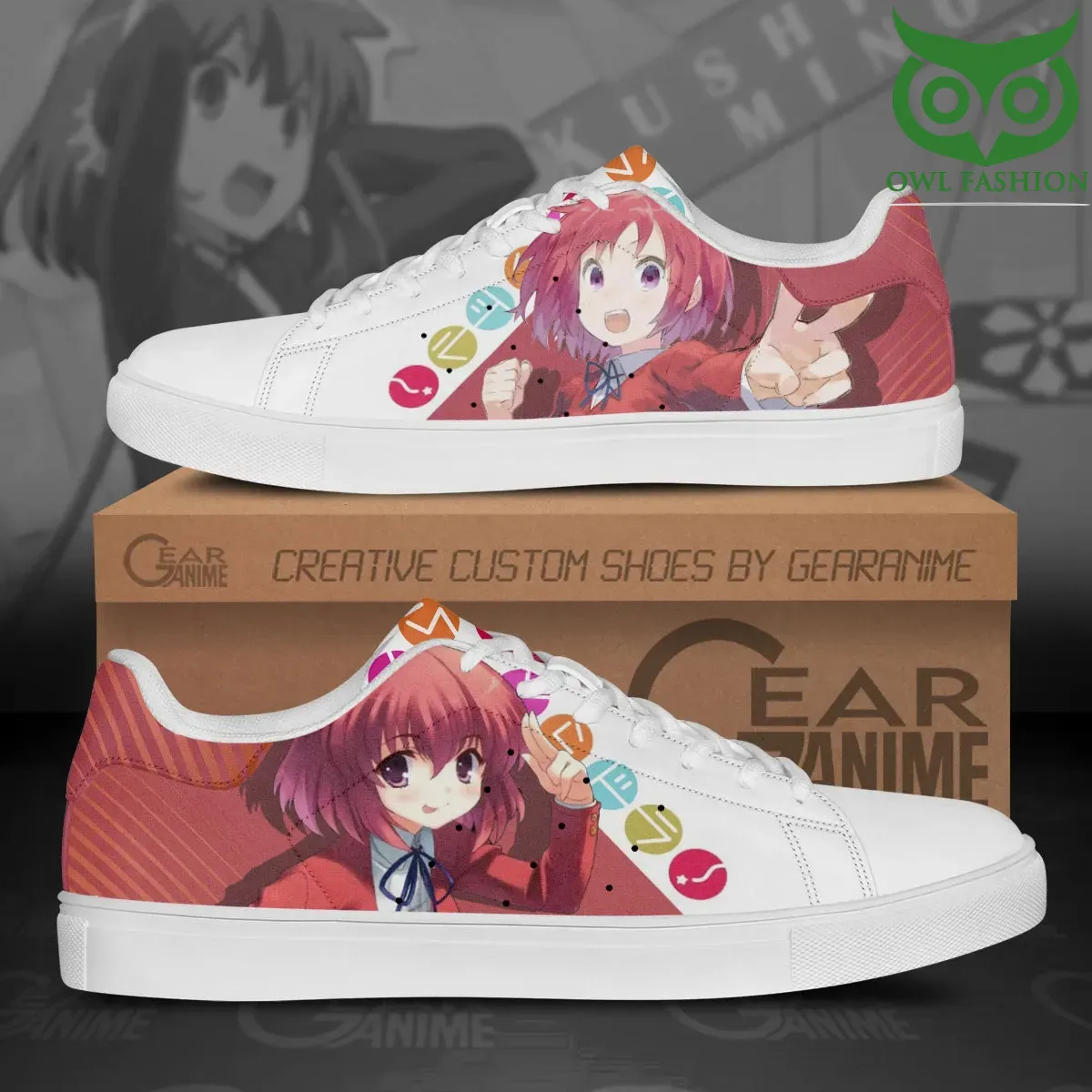 Toradora Minori Kushieda Skate Shoes Custom Anime Shoes