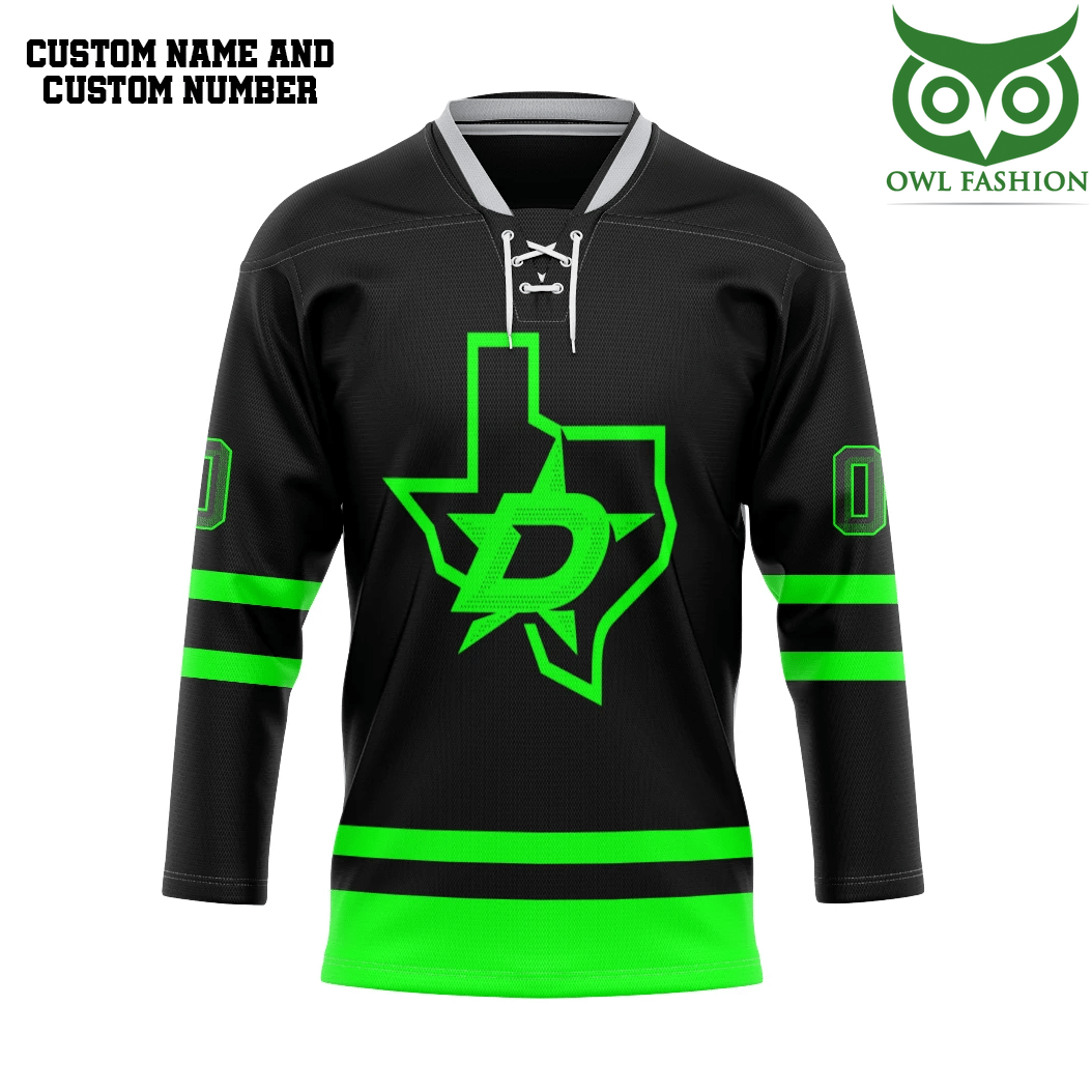 3D Dallas Star NHL Custom Name Number Hockey Jersey