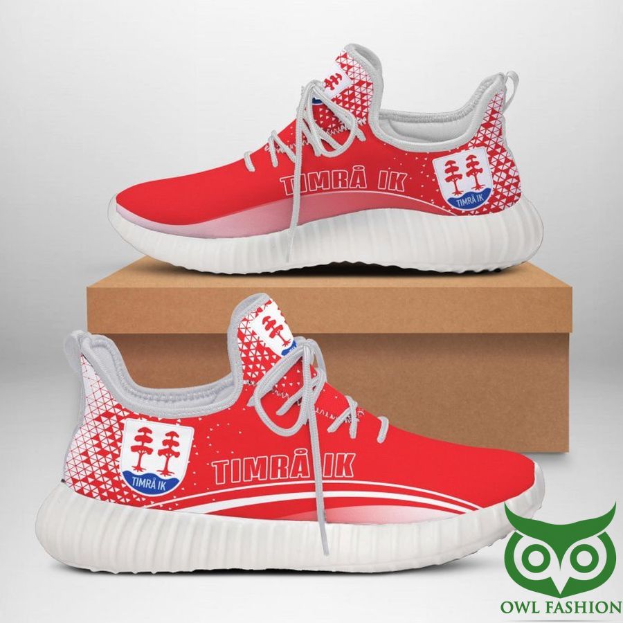 Timra IK Ice Hockey Red and White Reze Shoes Sneaker