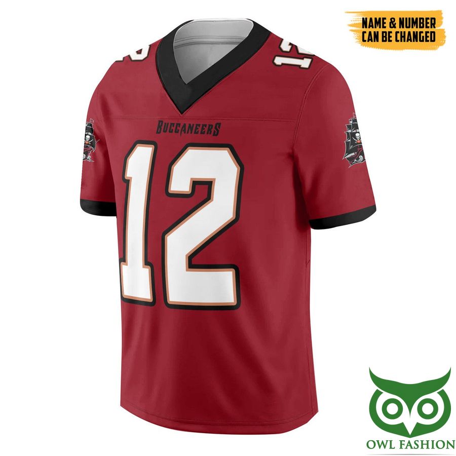 3D NFL Tampa Bay Red Custom Name Number Jersey Shirt
