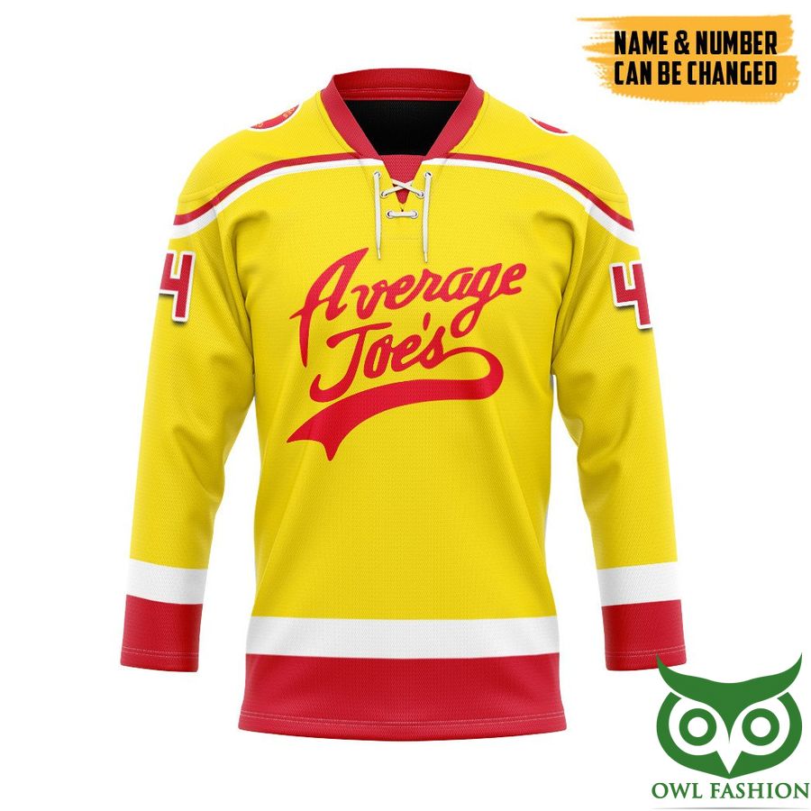 3D Average Joe's Custom Name Number Hockey Jersey