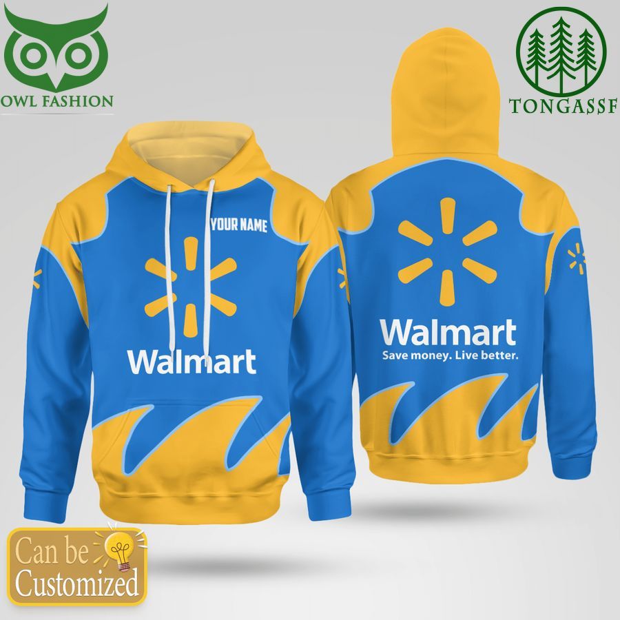 Custom Name Walmart 3D Hoodie Polo T-shirt