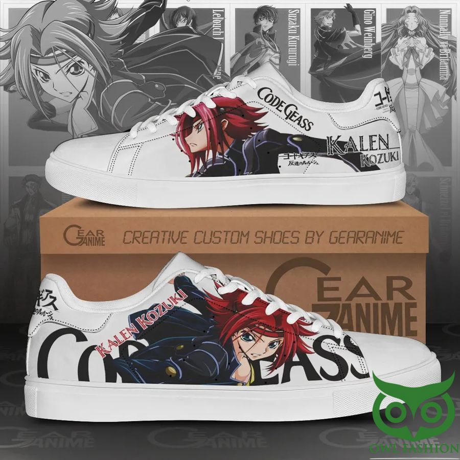 Code Geass Kalen Kozuki Custom Anime Stan Smith Shoes