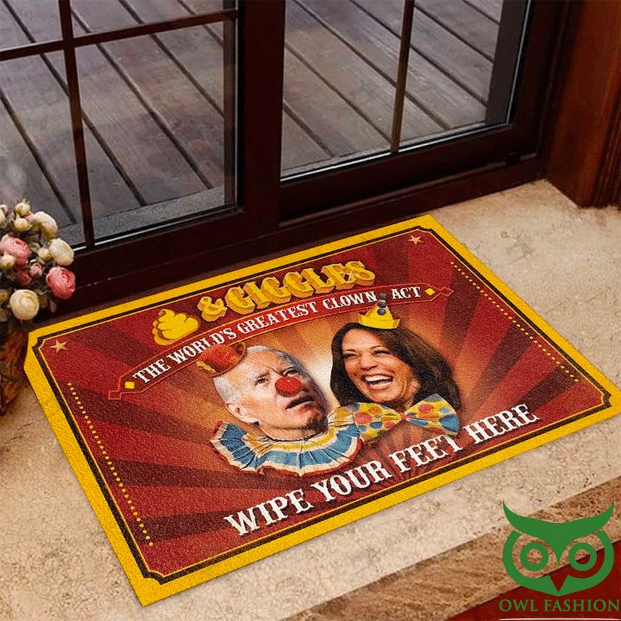 Giggles The World's Greatest Clown Wipe your feet here Doormat