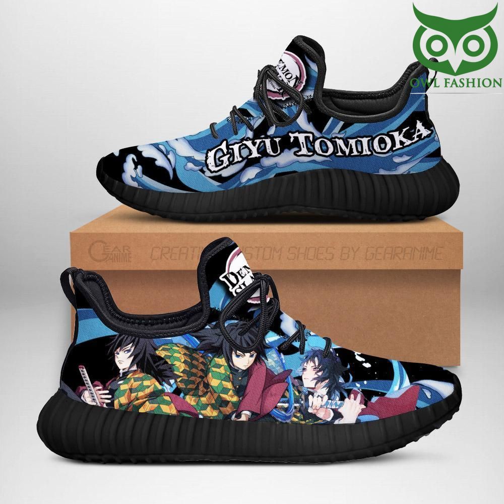 Demon Slayer Giyu Tomioka Reze Shoes Custom Anime Sneakers