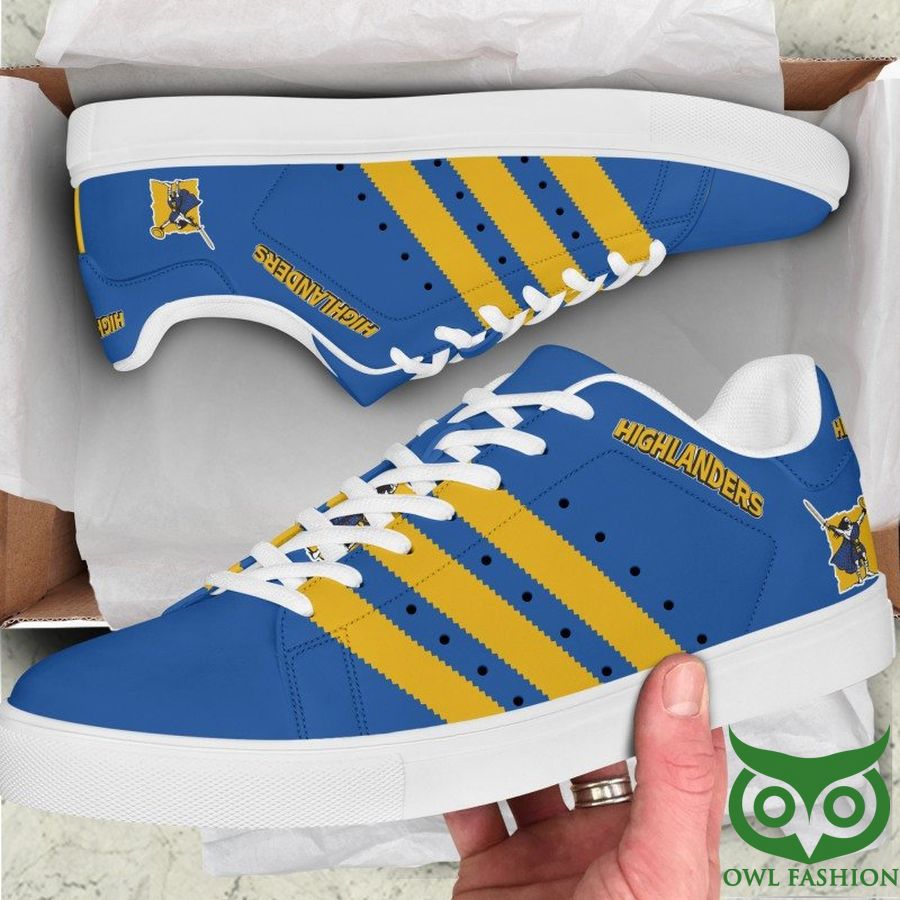 Highlanders Rugby Blue and Yellow Stan Smith Shoes Sneaker