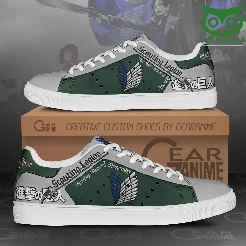 Scouting legion Skate Sneakers Attack On Titan Anime Shoes 